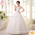 Lace appliqued off-shoulder wholesale cheap concise ball gown alibaba plus size cheap wedding dress